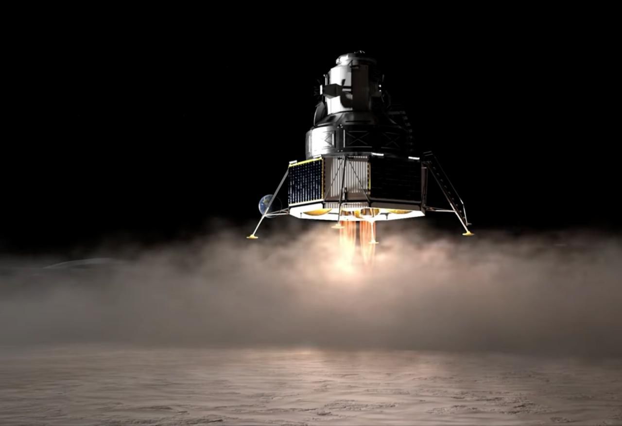 La Nasa studia l’interazione tra motori e suolo lunare