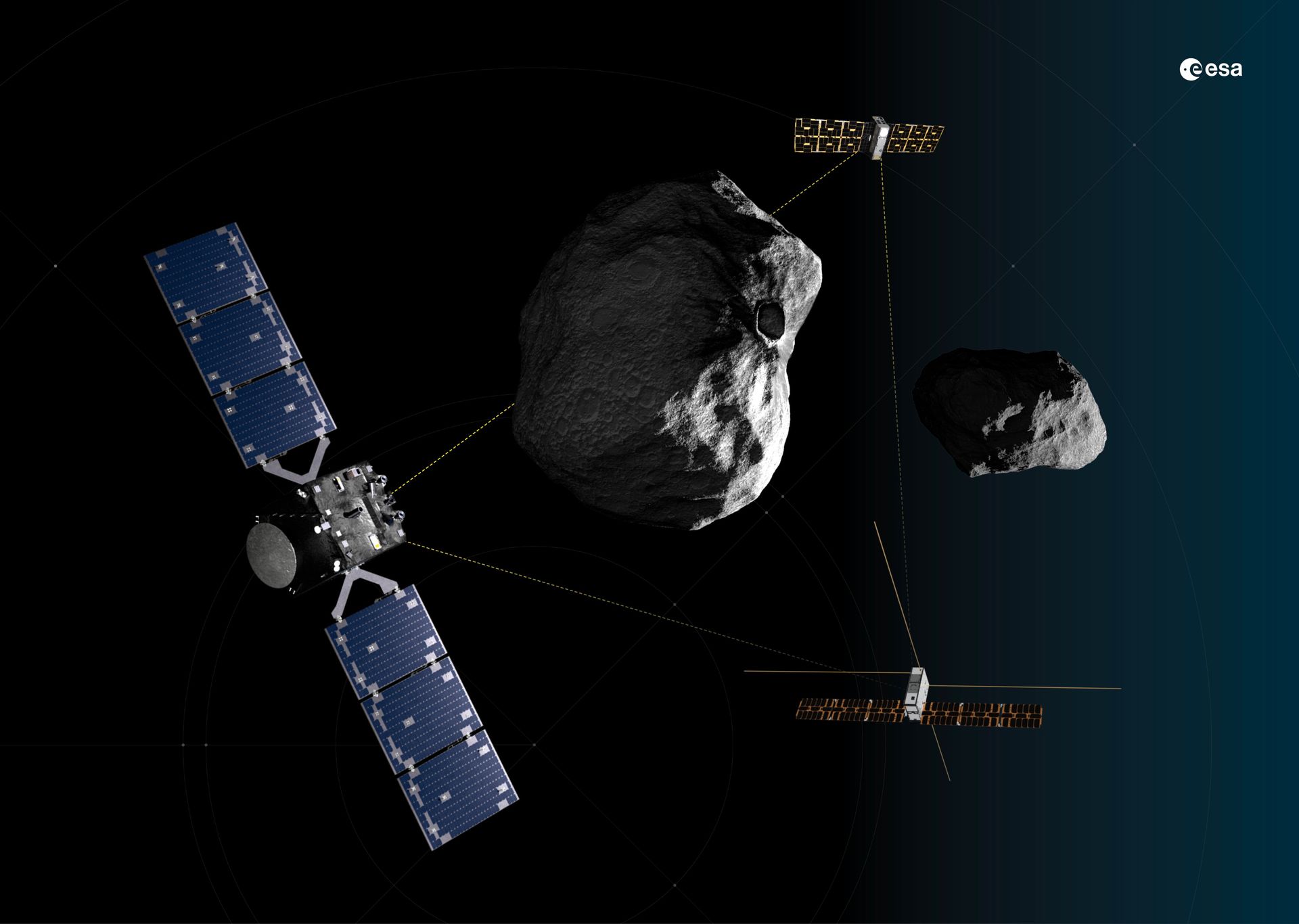 Hera prosegue il viaggio verso il sistema Didymos