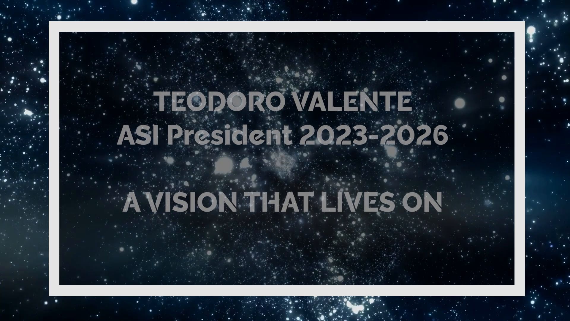 Teodoro Valente, a vision that lives on